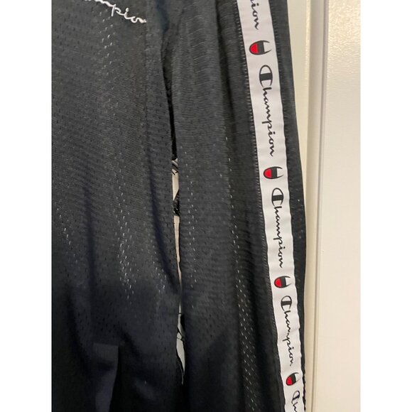 Champion‎ Reversible Mesh Bomber Jacket Black & Tropical Print Mens XL - Picture 4 of 8